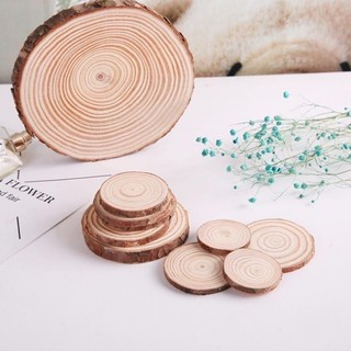 Lót cốc gỗ vintage đế lót ly vân gỗ thông tự nhiên decor trang trí bàn cực xinh