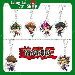 Móc khoá Mica dây xịn anime Yu-Gi-Oh! ( Nhân vật chính 5 Phần) - Nhựa Cứng Acrylic In 2 mặt sắc nét ( ảnh thật )
