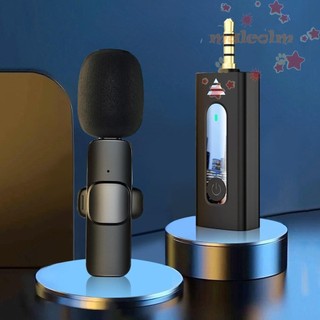 Micrô ve áo Lavalier MALCOLM K35, Mic ngưng tụ K35 không dây Bluetooth 5.3, Di động đa hướng chuyên nghiệp không dây 3,5 mm Lavalier Mic Camera / Loa / Điện thoại thông minh