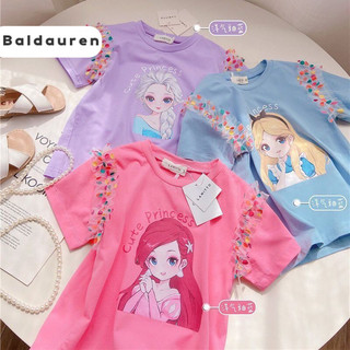 Áo thun bé gái áo bé gái baldauren ktx24207yi 8z240221 áo thun cho bé gái thời trang thoải mái