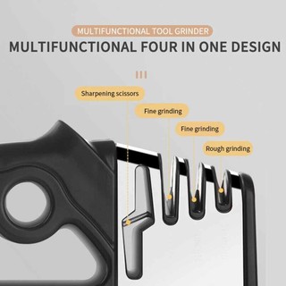 4 in1 Knife Sharpener Kitchen Grinder Diamond Knives For Sharp Scissors Tool