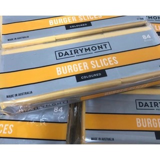 Phô mai lát burger cheese slice dairymont gói 1kg - nhập khẩu úc