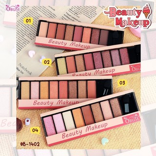 Phấn mắt 8 ô obuse beauty makeup ob-1402 chính hãng thái lan -𝐌𝐨𝐨𝐌𝐨𝐨-