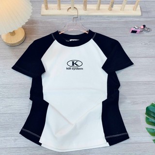 Áo BabyTee Phối Thân Kill System Co Dãn 4 Chiều - Thiên An Shop