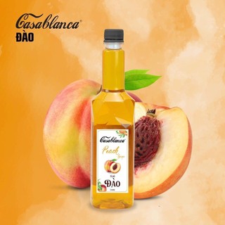 Siro casablanca chai 750ml - đào