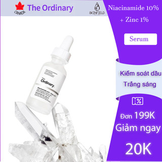 Tinh chất The Ordinary Niacinamide 10% + Zinc 1% - Giảm mụn thâm