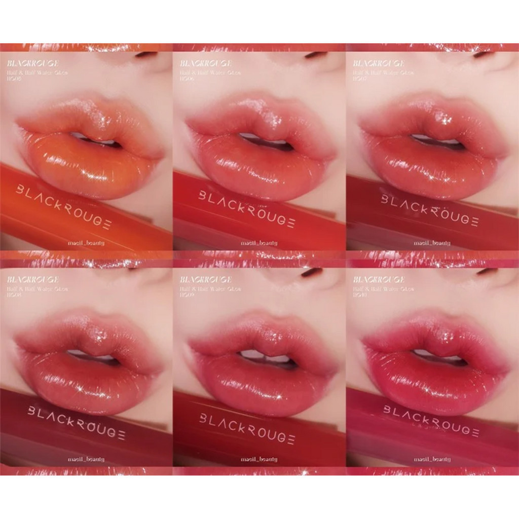 Son kem mịn mượt Black Rouge Half N Half Water - son bóng Tangel Glow