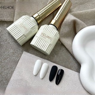 Gel sơn móng tay 15 màu thời trang và bền UV Đen trắng gạo pha lê đen Nail Shop Special Suppies 15ml