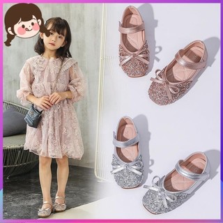 Giày búp bê da đế mềm đính đá phong cách hàn quốc 2023 cho bé gái size 21-36 eva0y