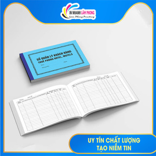 Sổ theo dõi quản lý khách thuê nhà nghỉ, hotel, khách sạn