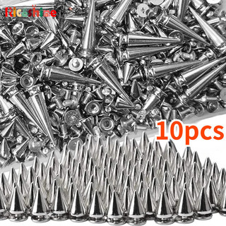 Đinh tán hình nón màu bạc DIY cổ điển - Đinh tán hình nón kim loại bằng đá - Trang trí quần áo thủ công bằng da