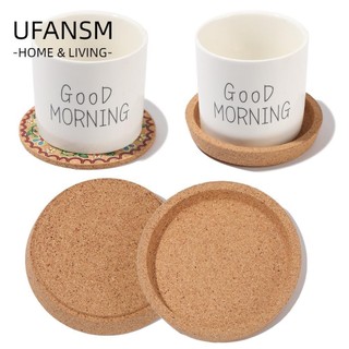 UFANSM Đỡ Cốc Uống Nước Bằng Gỗ Chống Nóng Và Chống Trượt Tiện Dụng