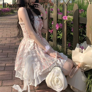 DannieWan váy Đầm váy nữ body đầm Casual Minimalist thời trang Hàn Phong WLQ2430F6Z 12Z240318
