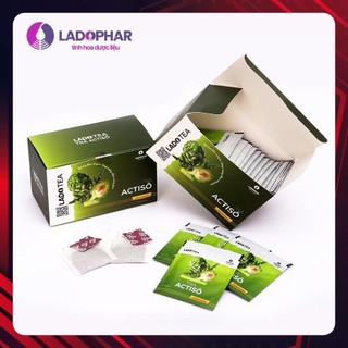 Trà Atiso Premium. trà túi lọc Actiso cao cấp dược phẩm Lâm Đồng. Ladorphar. Hộp nhỏ 20 túi lọc