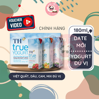 TH YOGURT 180ML Dạng Sữa Chua Uống Thùng 48 hộp.