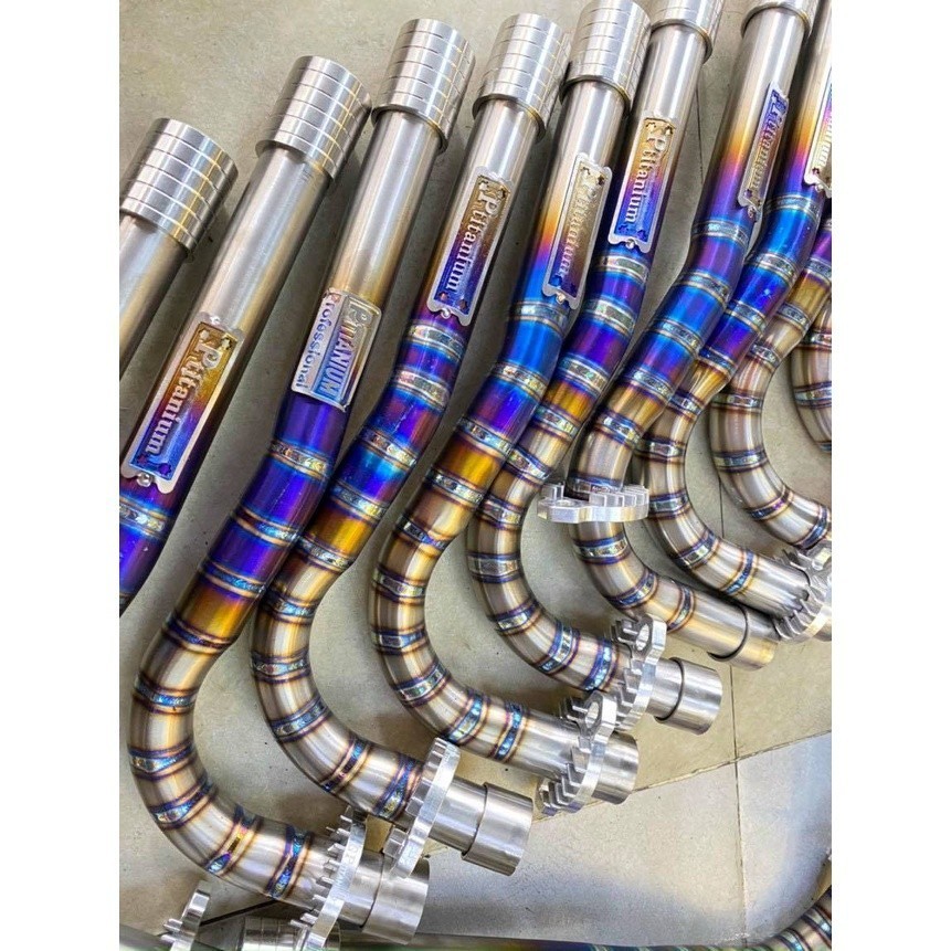 Cổ pô titan, Cổ pô titan cổ thòng đủ các dòng xe cổ bô titan Wave Dream Sirius Exciter Winner Vario 