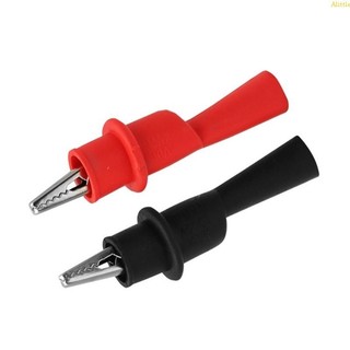 Alittle Nâng cấp 1 cặp Kẹp kiểm tra cá sấu cá sấu cho đầu dò vạn năng