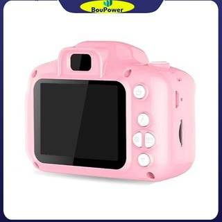 Boupower Kids Máy quay Video kỹ thuật số Pin sạc Mini Hd Máy quay phim thông minh cho trẻ mới biết đi Ips Màn hình hiển thị toàn màn hình Trẻ em