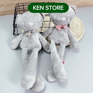 Gấu bông màu xám cho bé - đồ chơi thú nhồi bông ken store