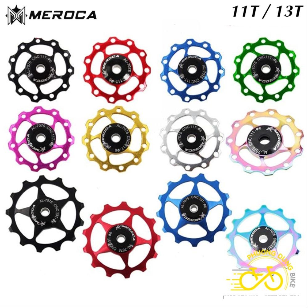 Bánh răng củ đề xe đạp nhôm CNC MEROCA 11T 13T - 1 Cái