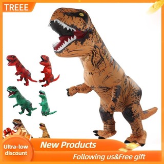 Treee Trang phục khủng long bơm hơi Nhẹ bền T Rex In rõ ràng Không thấm nước cho Halloween