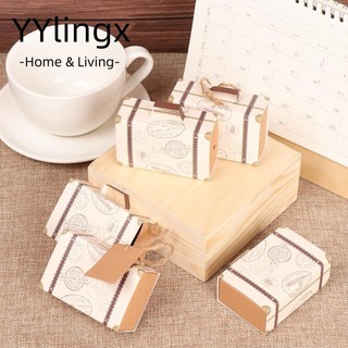 YYlingx 10/ 20 hộp quà bằng giấy họa tiết xinh xắn đa năng tiện dụng