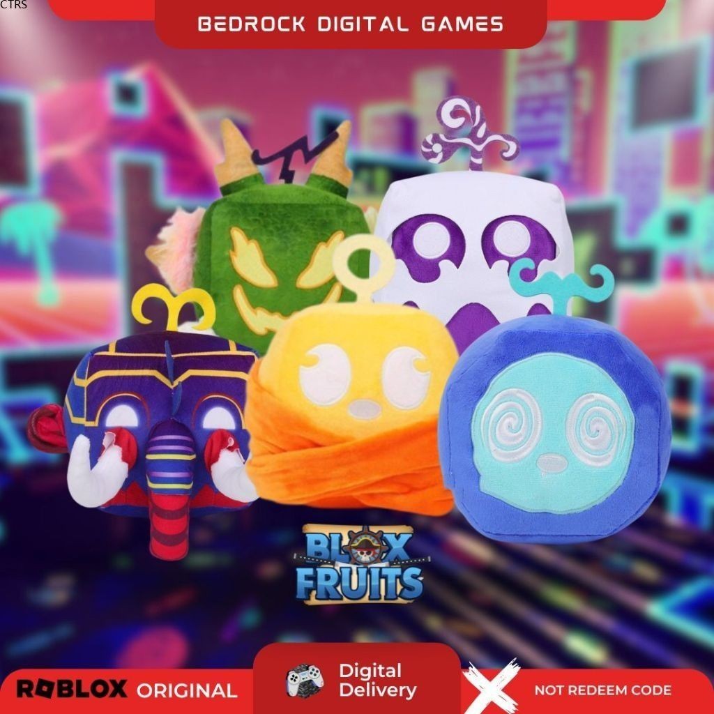 [Có hàng] Bán chạy Blox Fruits Đồ chơi sang trọng Đồ chơi trái cây ác quỷ dễ thương Blox Fruits Trò 