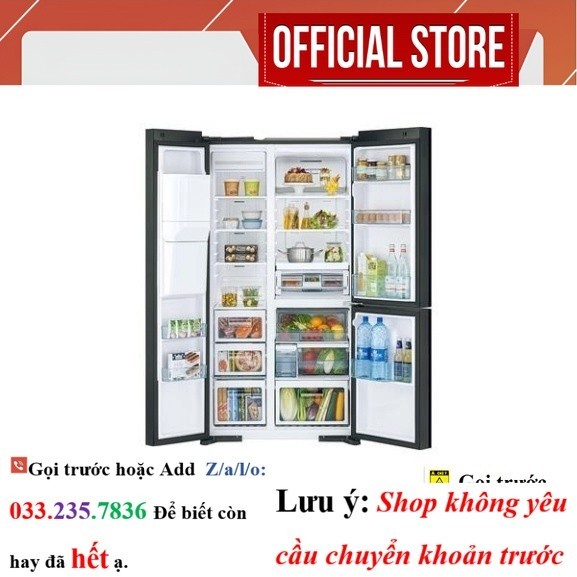 cam kết chính hãng   Hitachi Inverter 569 lít R-MX800GVGV0(GBK) <SAle>