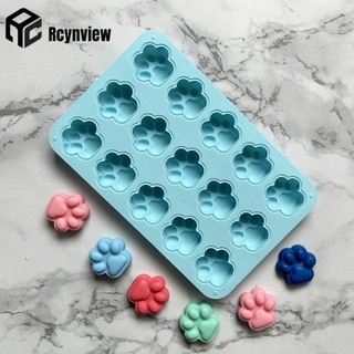 15 / 18 Lưới Khuôn Silicon Mini Mèo Móng Vuốt Paw Gấu Trúc Hình Gummy Khuôn Cho Sôcôla Thạch Bánh Quy Đá Viên Khay Trang Trí Bánh Dụng Cụ