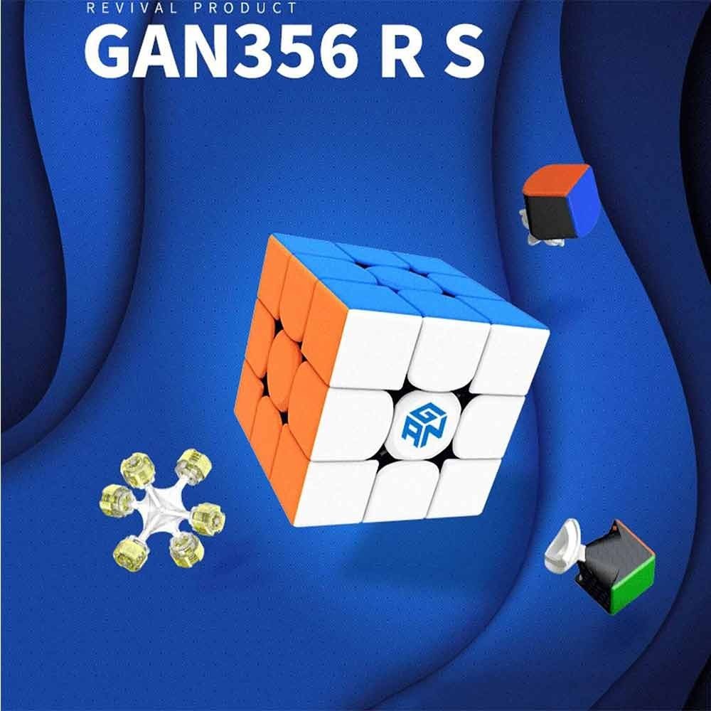 GAN 356 RS 3x3 Speed Cube 356RS Rubik Cube, Magic Rubik’s Puzzle Toys