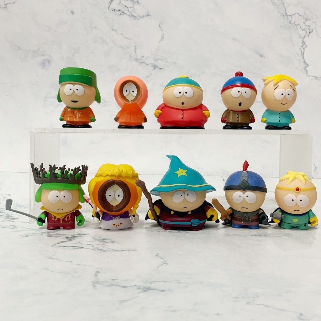 5 Chiếc South Park Stan Marsh Eric Cartman Kyle Broflovski Kenny McCormick Bơ Stotch Nhân Vật Hành Động Đồ Chơi Mô Hình