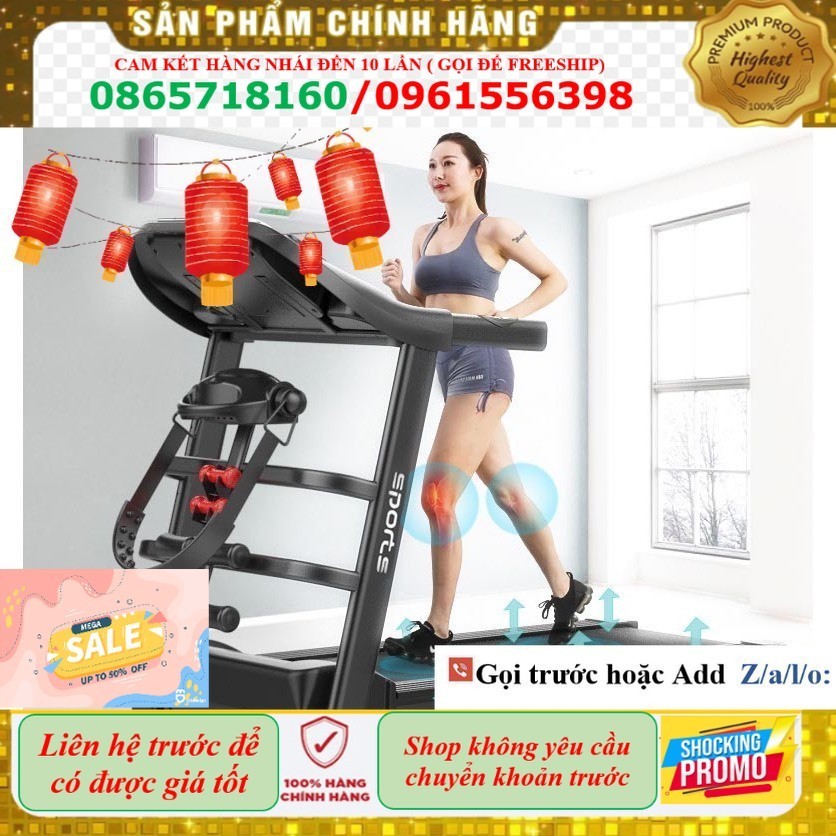 >> Máy chạy bộ A7AB công xuất 3.0 tốc độ 1-14km/h bảo hành 5 năm