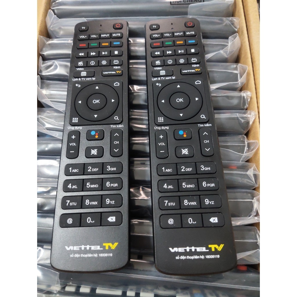 Remote điều khiển đầu thu Viettel TV Box 4K Viettel Android TV box điều khiển giọng nói- bảo hành 2 
