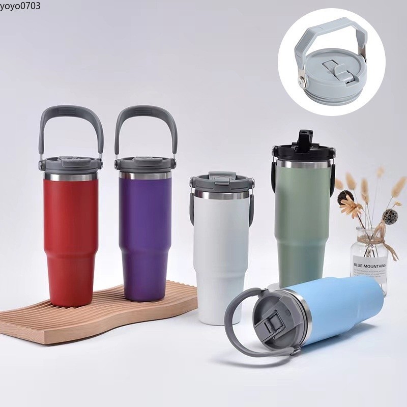 2024 Mới Nắp Chai Cho Tumbler Nắp Chai Nước Cao Su Tumbler Phụ Kiện Ống Hút Thích Hợp Cho 20oz / 30o