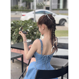 Đầm Jeans 2 Dây Tết TranAli