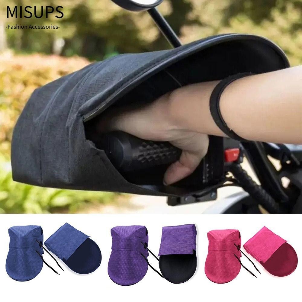 MISUPS Găng Tay Lái Xe Máy, Găng Tay Chống Nắng Xe Điện Thoáng Khí Chống Thấm Nước, Găng Tay Chống Nắng Che Nắng Chống Tia UV Sửa Đổi Trang Trí Phụ Kiện Tay Cầm Có Mùa Hè