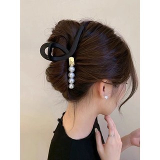 Kẹp tóc ngọc trai phong cách mới Hàn Quốc dành cho nữ có tóc ở mặt sau đầu, Mũ nón kẹp cá mập cao cấp dành cho nữ