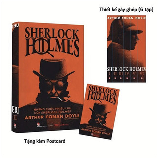 Sách Boxset Sherlock Holmes (Trọn bộ 6 tập) [Tặng 06 Postcard]
