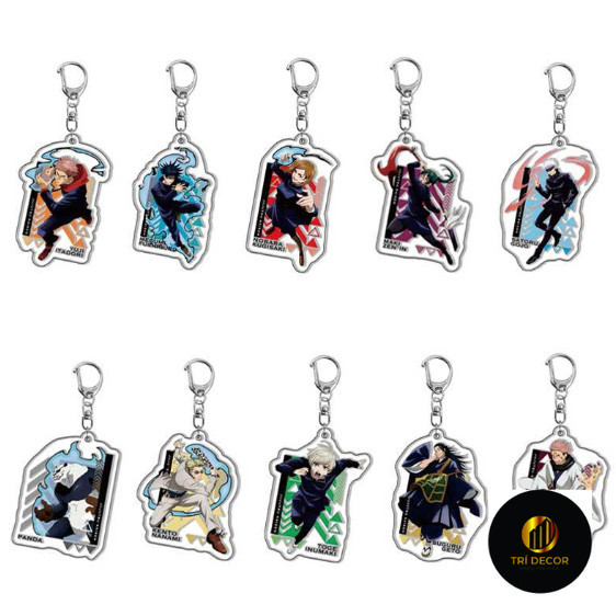 Spell Fighting Knotweed Yuren Fu Hei Hui Nail.Z Sazaki Wild Rose Spell Echo Acrylic Móc khóa.