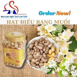 Hũ 500gr Hạt Điều Rang Muối Bình Phước Hữu cơ
