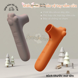 Bọc Tay Cửa Silicone Grand Haven Chống Va Đập Dày Dặn An Toàn Cho Bé Hình Chân Mèo Thiết kế Dễ Thương Tiện Lợi