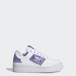 Adidas bóng rổ giày forum bold trẻ em trắng hq4292