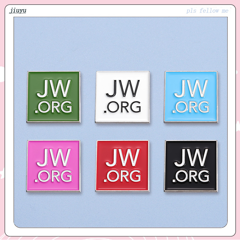 Thời Trang JW.ORG - Huy Hiệu Monogram Kim Loại Độc Đáo, Phù Hợp Cho Nam và Nữ, Phụ Kiện Quà Tặng Thờ