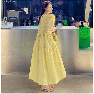 Đầm midi cotton lụa V391