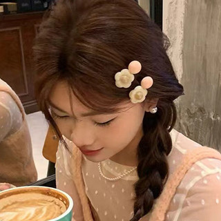 Kẹp tóc axit axetic hoa mới Bangs Clip