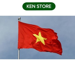 Lá cờ tổ quốc VN (0,8m x 1,2m) - (0,6m x 0,8m) KEN STORE