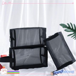 Túi lưới khóa kéo đựng mỹ phẩm tiện lợi