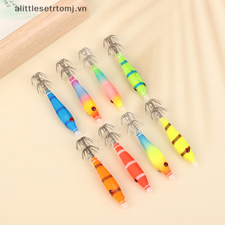 Set 2 ống thổi mồi câu cá dạ quang bằng nhựa hình con tôm