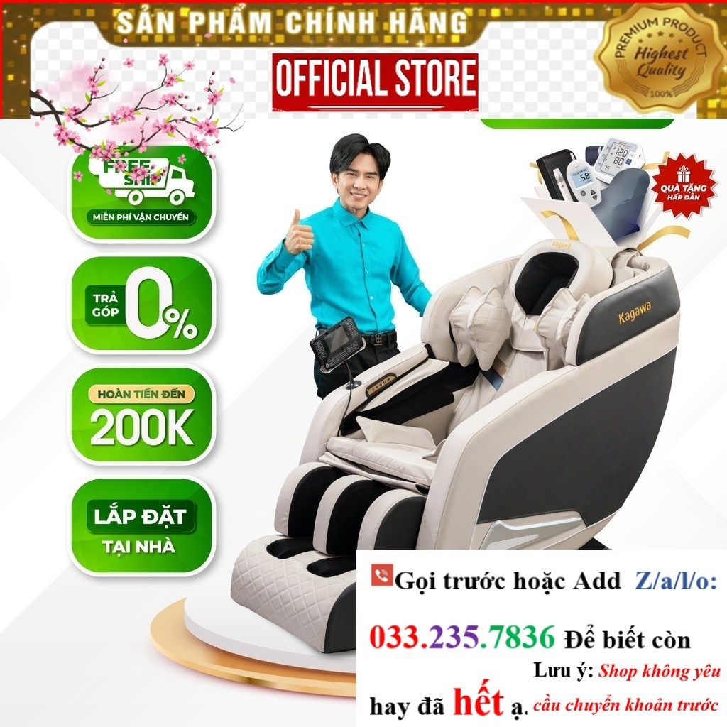 >Sale< Ghế massage toàn thân KAGAWA K28