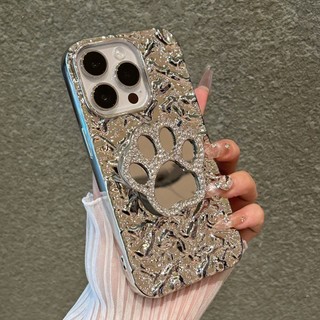 Ốp điện thoại Tpu mềm hình chân mèo mới cho iPhone 11 12 13 14 15 Pro Max
